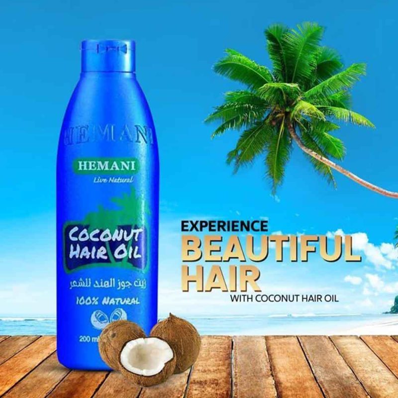 Huile de noix de coco Hemani 200ml – Image 2
