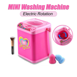 Mini machine à laver électrique pour Pinceaux de maquillage, éponges et bouffées de poudre