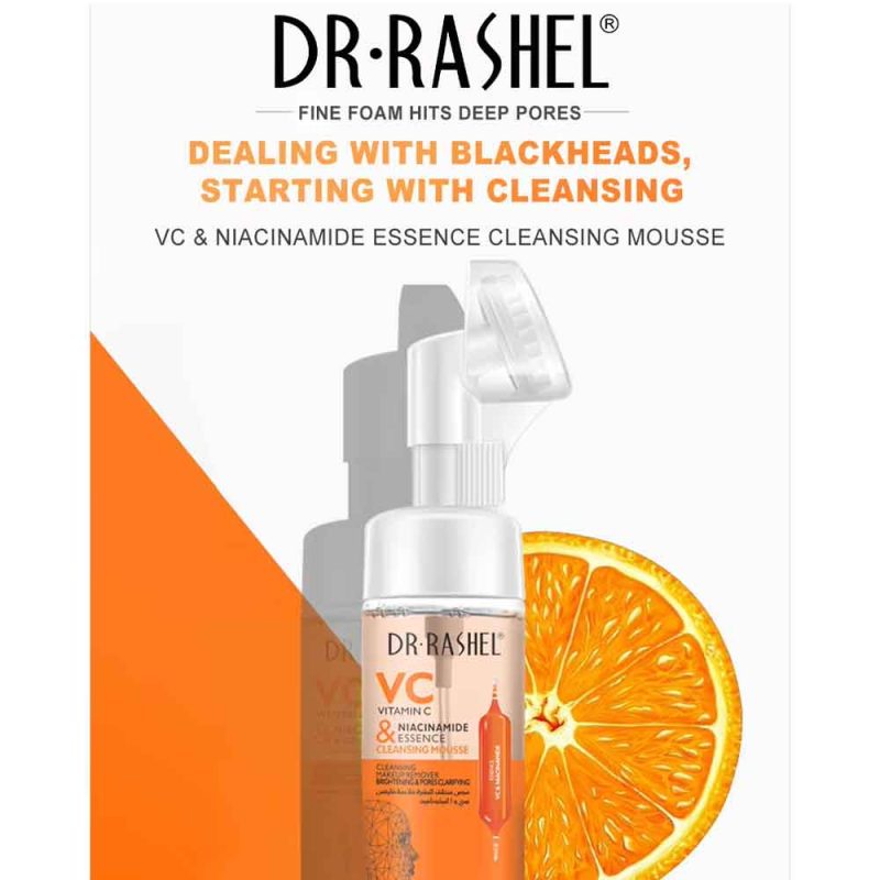 Mousse nettoyante à l'essence VC & niacinamide Dr.Rashel – Image 2
