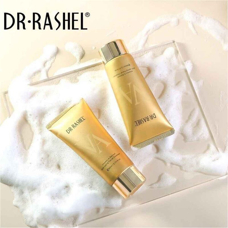Nettoyant visage au rétinol et à la vitamine A Dr Rashel 80ml – Image 2