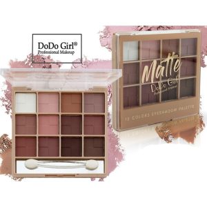 Palette de fards à paupières mat DoDo Girl 12 teintes